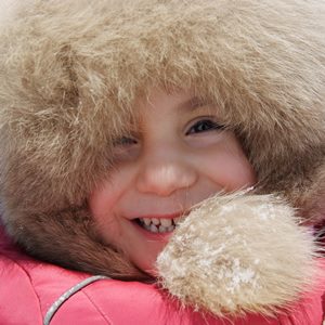Дитяча хутряна шапка